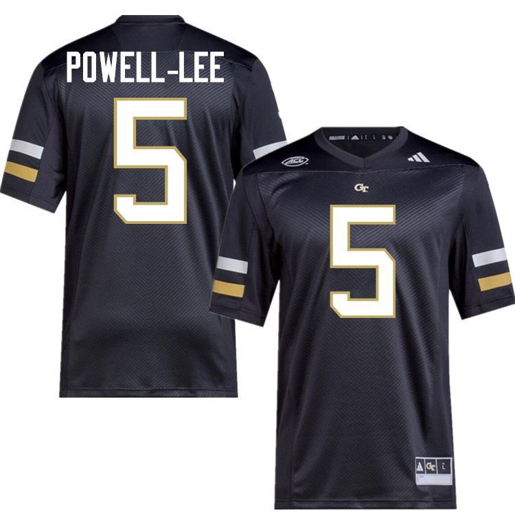 Clayton Powell-Lee Georgia Tech Jerseys,Georgia Tech Yellow Jackets College Football Uniforms-Black